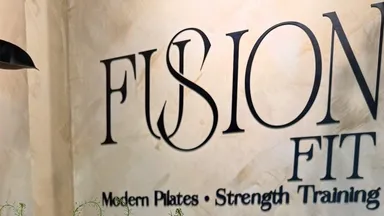 fusion fit studio sign
