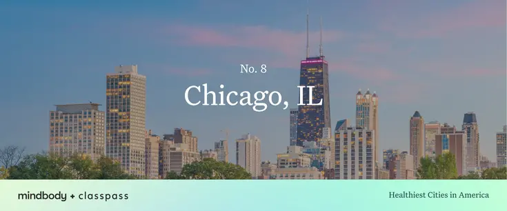 Chicago, IL top 10 healthiest city in America