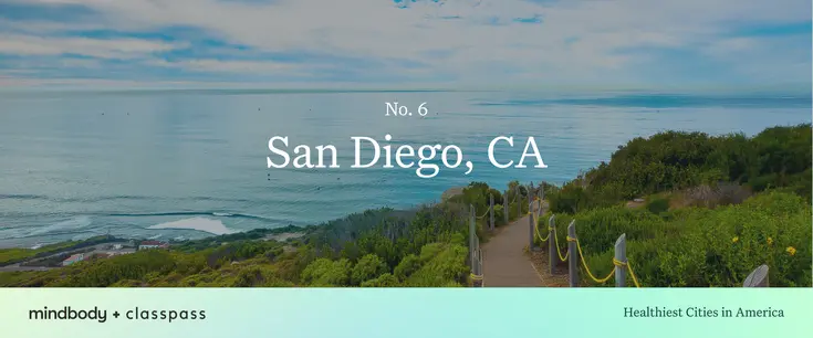 San diego top 10 healthiest city in america